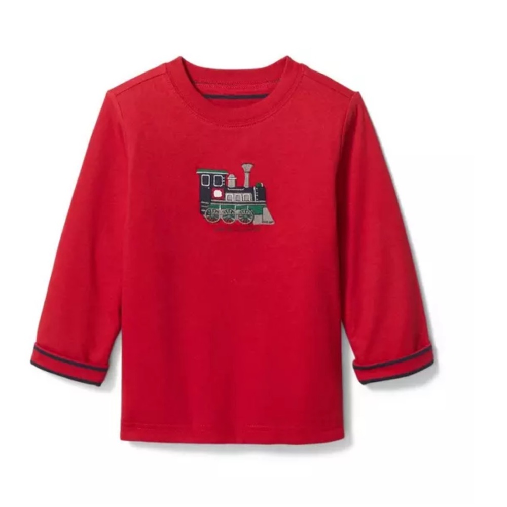 Janie and Jack train tee